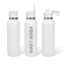 Custom Logo 800ml 27oz Large Capacity Double Wall Stainless Steel Insulated Water Bottle Sports Handle Lock Lid Portable Bottle