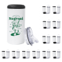 Free Shipping USA Warehouse 25pcs/ctn 16oz Sublimation 4 in 1 Can Cooler Stainless Steel with Plastic Lid for Drinking