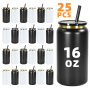 Metal Stainless Steel 16oz Can Cup Gold Underneath Plated 16oz Stainless Steel Tumbler Can Laser Printing