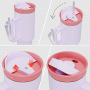 Custom logo 40oz Vacuum Stainless Steel Tumbler with Straw Storage Lock Buckle and 2 in 1 Drinking Leak Proof Lid