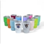 USA RTS Mini 3oz TUMBLER SHOT GLASS Assorted Color Sublimation Double Wall Stainless Steel Wine Cup with Metal Straw 48pcs/ctn