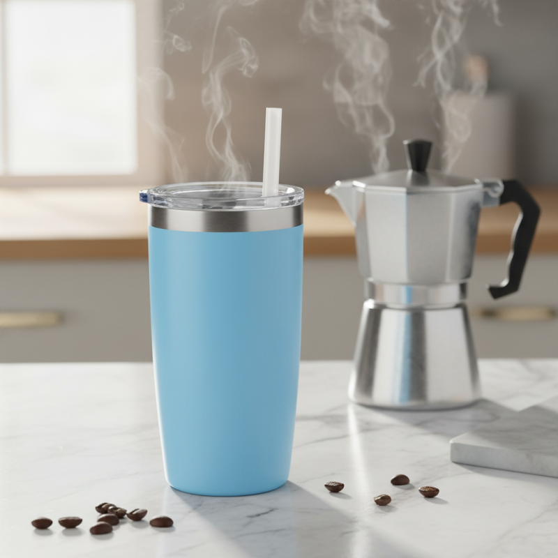 Custom Logo Personalized 10oz Powder Coated Vacuum Insulated Stainless Steel Travel Coffee Mug Car Tumbler Cup for Giveaways
