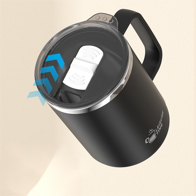 16oz Outside Plastic Inner 304 Stainless Steel Coffee Mug Milk Mug Creative Insulated Tea Mug Japanese Style Water Bottle Gift