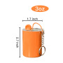RTS USA Warehouse 48pcs/ctn 3oz Sublimation Colored Straight Stainless Steel Shot Glass Tumblers with Key Chains and Metal Straw