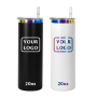 US Warehouse Stocked Holographic Rainbow Plated 20oz Stainless Steel Tumbler Vacuum Insulated 20oz Straight Tumbler 25pcs/ctn