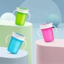 Custom Logo 220ml 360° Magic Cup Silicone Toddler Sippy Cup Children's Drinking Learning Cup Leak-Proof Training Cup for Babies