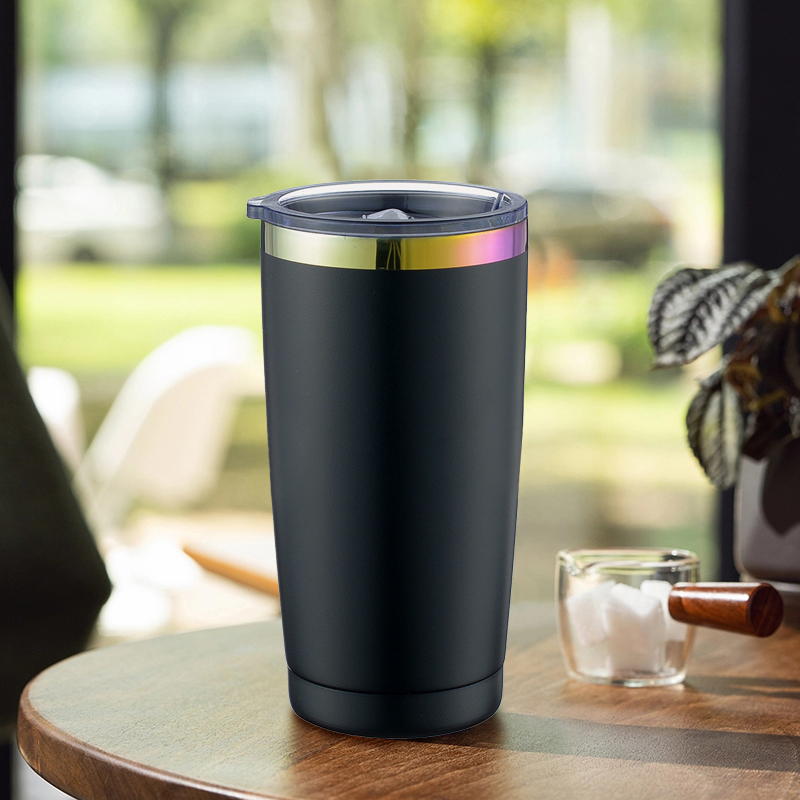 US Warehouse Stocked 20oz Travel Tumbler Cups Double Wall Vacuum Insulated Stainless Steel Coffee Tumbler with Lid