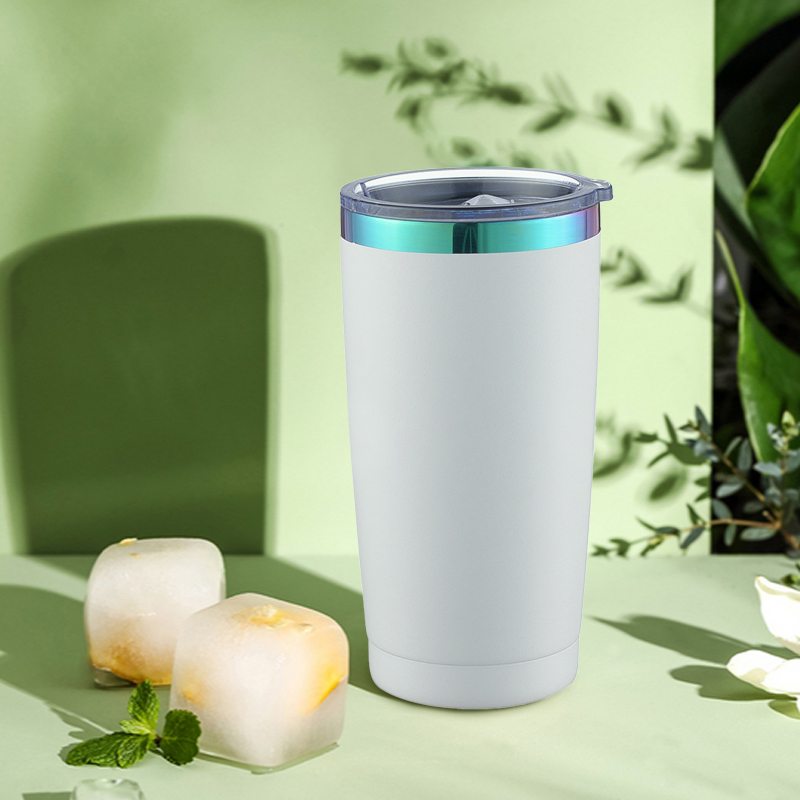 US Warehouse Stocked 20oz Travel Tumbler Cups Double Wall Vacuum Insulated Stainless Steel Coffee Tumbler with Lid