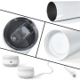 RTS STOCKED 20oz Sublimation Blanks Straight Wireless Music Speaker Smart Tumblers Coffee Mug Speaker With Straws