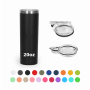 Tumblers Black Matte Stainless Steel Tumbler Vacuum Insulated 20oz Cups Skinny Straight Tumbler Stainless Steel Thermal Cups