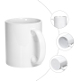 US RTS 11oz Mugs Sublimation Ceramic White Sublimation Coffee Mug in Individual Foam Box 36pcs/ctn