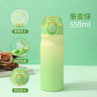 ombre green yellow