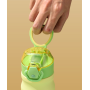NEW 500ml 17oz Sports Water Bottles Insulated Stainless Steel Leakproof Water Bottle with Straw Carry Strap for Gym Outdoor