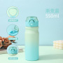 NEW 500ml 17oz Sports Water Bottles Insulated Stainless Steel Leakproof Water Bottle with Straw Carry Strap for Gym Outdoor