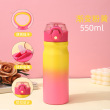ombre yellow red