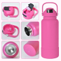 OEM Custom logo Vacuum Flask 18oz 32oz 16oz 12oz Stainless Steel Double Wall Insulated Thermal Drinking Water Bottle