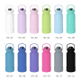 OEM Custom logo Vacuum Flask 18oz 32oz 16oz 12oz Stainless Steel Double Wall Insulated Thermal Drinking Water Bottle
