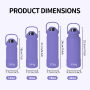 OEM Custom logo Vacuum Flask 18oz 32oz 16oz 12oz Stainless Steel Double Wall Insulated Thermal Drinking Water Bottle