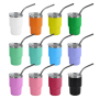RTS US 48pcs/ctn Stainless Steel Powder Coated Shot Tumbler for Wedding Party Whiskey Cocktail Bar with Straw and Lid