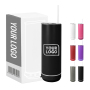 Custom Metal Cup 20oz Colored Powder Coated Plated Underneath 20oz Straight Speaker Smart Music Player Tumbler