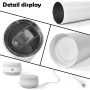Custom Metal Cup 20oz Colored Powder Coated Plated Underneath 20oz Straight Speaker Smart Music Player Tumbler