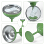 RTS USA Warehouse Stocked 12pcs/ctn 8oz Colored Stainless Steel Margarita Glass Cup Spray Paint Cocktail Glasses Wine Tumbler