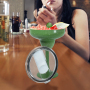 RTS USA Warehouse Stocked 12pcs/ctn 8oz Colored Stainless Steel Margarita Glass Cup Spray Paint Cocktail Glasses Wine Tumbler