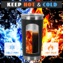 Custom Logo 20oz Powder Coated Tumbler Cups Double Wall Stainless Steel Insulated Vacuum Personalized Travel Coffee Mug With Lid