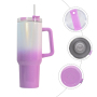 Free Shipping RTS USA Warehouse 20pcs/ctn 40oz Sublimation Ombre Gradient Color Tumbler Mugs Water Bottle With Handle