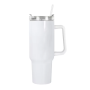RTS Small Pack 12pcs/ctn USA Warehouse RTS 40oz Sublimation Tumblers Small Pack Travel Mug with Colored Handle and Lid