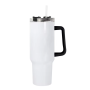 RTS Small Pack 12pcs/ctn USA Warehouse RTS 40oz Sublimation Tumblers Small Pack Travel Mug with Colored Handle and Lid