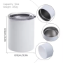 Custom Logo 10oz Travel Straight Cup Seamless Sublimation Blanks Tumbler Slide Lid Mug No Handle Insulated Vacuum Water Bottle