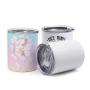 Custom Logo 10oz Travel Straight Cup Seamless Sublimation Blanks Tumbler Slide Lid Mug No Handle Insulated Vacuum Water Bottle