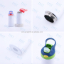 Drinkware Accessories 12oz 20oz Colored Tumbler Lids Tumblers Straw Plastic Leakproof Lids With Straw Hole for Kids Water Bottle