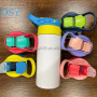 Drinkware Accessories 12oz 20oz Colored Tumbler Lids Tumblers Straw Plastic Leakproof Lids With Straw Hole for Kids Water Bottle