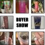 Ready for Shipment 25pcs/pack 24oz Double Wall Bottle Fillable Acrylic Cup BPA Free Clear Pre-drilled Snow Globe Tumbler