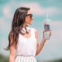 Ready for Shipment 25pcs/pack 24oz Double Wall Bottle Fillable Acrylic Cup BPA Free Clear Pre-drilled Snow Globe Tumbler
