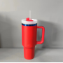 NEW Blue Plated  40oz H2.0 Powder Coated Stainless Steel Handle Mug Double Wall Insulated Tumblers for Laser Engraving