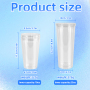 Pre-drilled Fillable Tumblers Double Wall Acrylic Lids DIY Cup Lid Plastic Snow Globe Acrylic Tumbler Cup DIY Glitter 18oz 25oz