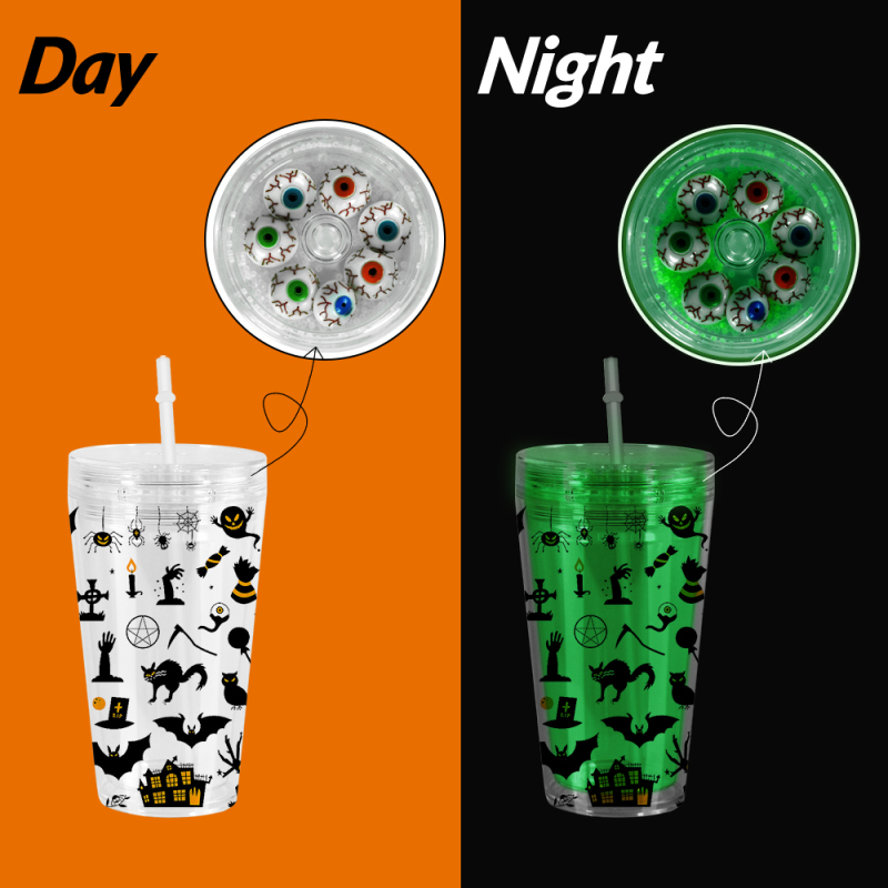 Pre-drilled Fillable Tumblers Double Wall Acrylic Lids DIY Cup Lid Plastic Snow Globe Acrylic Tumbler Cup DIY Glitter 18oz 25oz