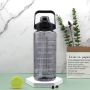 Best-seller 2L Plastic Water Bottle Acrylic Tumbler With Straw