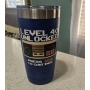 20oz Travel Car Tumbler Travel Coffee Mug Double Wall Stainless Steel Vacuum Laser Custom Laser Logo Insulated Metal Cup