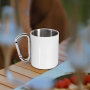 Custom logo  Double Wall Stainless Steel 220ml Sublimation Carabiner Mug Coffee Cup Camping Tumblers