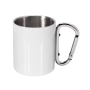 Custom logo  Double Wall Stainless Steel 220ml Sublimation Carabiner Mug Coffee Cup Camping Tumblers