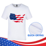 RTS US 25pcs/ctn Unisex Sublimation Blank T Shirt White Shirts for Sublimation Men Women Short Sleeve T-Shirt