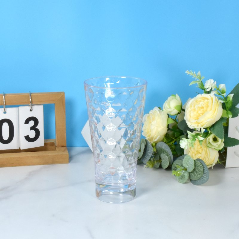 US Warehouse 32pcs/ctn 17oz Plastic Tumblers Drinking Clear Reusable Cups Stackable BPA-Free Shatter-Proof Dishwasher-Safe