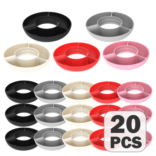 USA Ready to Ship Reusable BPA-Free Collapsible Silicone Snack Bowl Tray Fit for 40oz Tumbler Drinkware Accessories