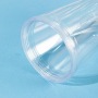 Custom DIY Insulated Clear Plastic Acrylic Double Wall Glitter Snow Globe Tumbler with Lids and Straws for DTF Sticker