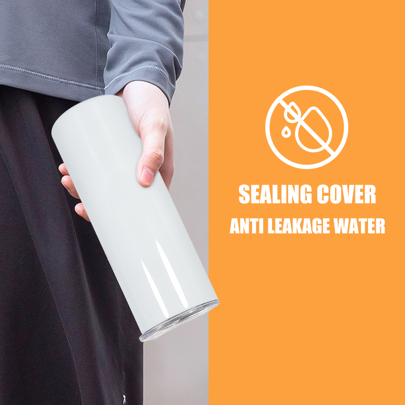 RTS 50PCS/CTN US Warehouse 20oz Vacuum Insulated Double Wall Stainless Steel Sublimation Diy Straight Coffee Tumbler With Straw