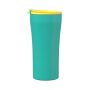 DSY Wholesales Custom logo 15oz Inner Ceramic with 304 Stainless Steel Coffee  Cup with Colored Seal Lid